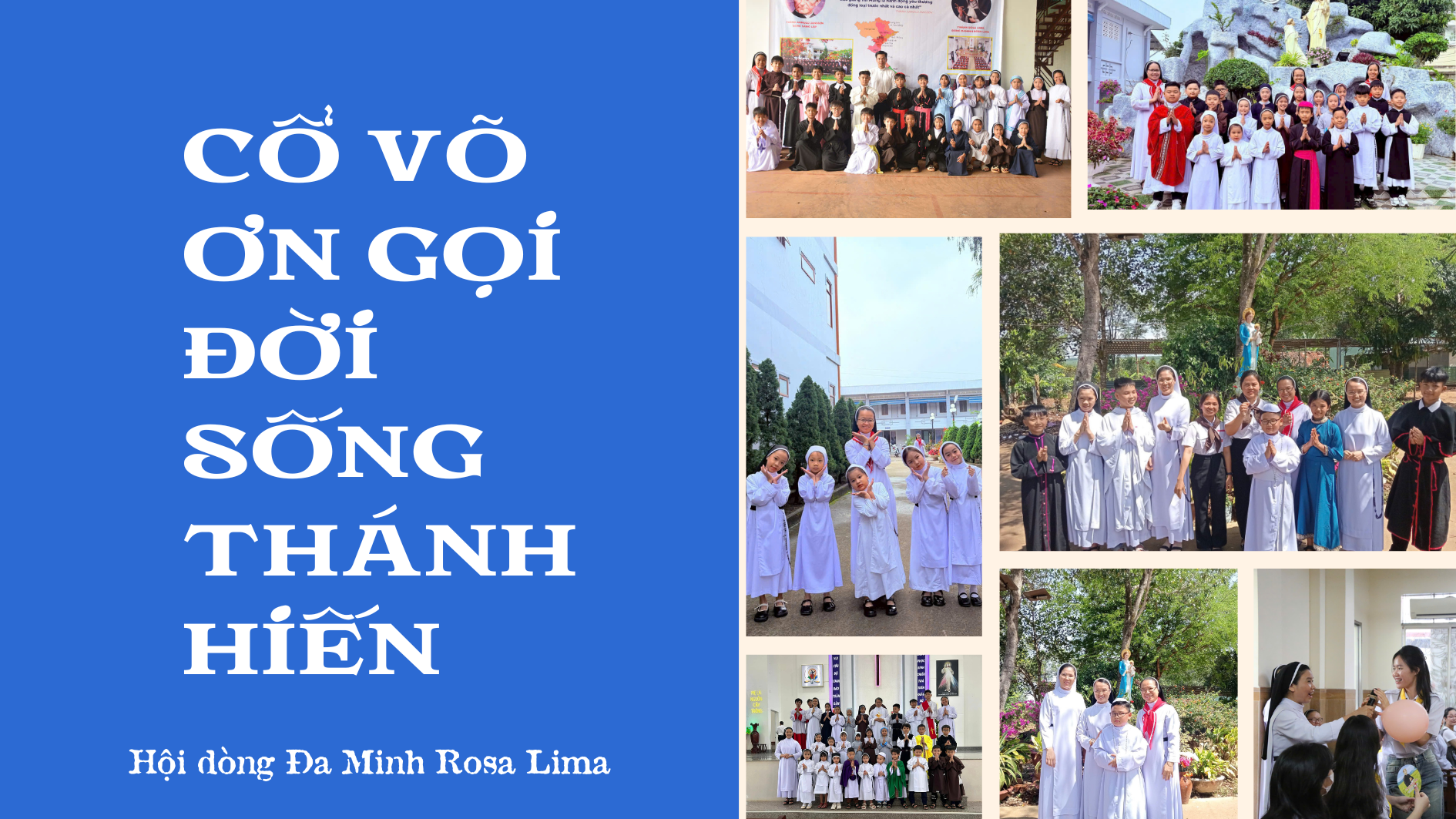 Hội dòng Đa MInh Rosa Lima cổ võ Ơn gọi Thánh hiến